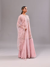Cutdana Pearl Textured Work Circular Garara Suit Set
